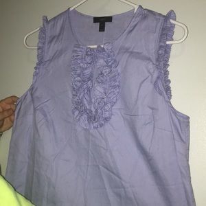 Ruffled J.Crew Tank Top